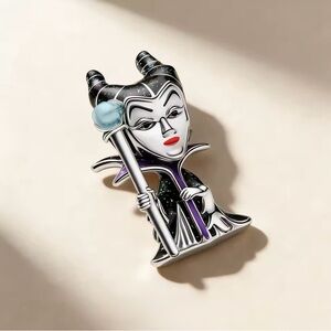 Disney Maleficent silver charm